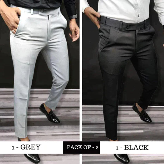 🎁Hot Sale 49% OFF⏳Solid Color Slim Fit Formal Pants — Free shipping for two pieces