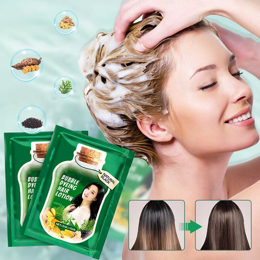 Plant Bubble Hair Dye Shampoo