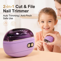 🔥LIMITED TIME 54% OFF🔥TrimPro™ 2-in-1 Smart Electric Nail Trimmer & Polisher for All Ages 👨‍👩‍👧‍👦 💅