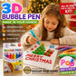 💥LAST DAY BUY 1 GET 1 FREE!!🎁🔮Magic Pen – Draw 3D with one stroke!🎄DIY Bubble Magic Drawing Pens 7