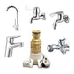 Universal 3-In-1 Brass Hose Connection Set