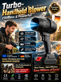 ⏳🔥LIMITED-TIME 72% OFF! 🔥HOT SALE🔥Handheld Turbo Power Blower