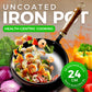 🍳Flash Sale🔥Professional-Grade Uncoated Iron Po⏳🚀55% OFF Today