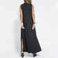 Buy 2 free shipping*Sleeveless Deep V-Neck Loose Maxi Dress