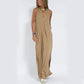 Buy 2 free shipping*Sleeveless Deep V-Neck Loose Maxi Dress