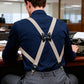 ⏳LAST DAY SALE 55% OFF !!📢Men's X-Back Suspenders with Hook Clips