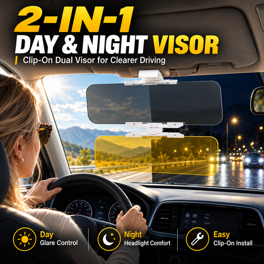 🎁2026 New Arrivals 53% OFF💥🚗 Drive Safer Day & Night 🌙 Universal HD Anti-Glare Car Visor ✨