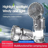🔥🎁Hot Sale 50% OFF🎁🔥Portable LED Camping Lantern With Fan