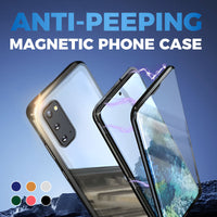 Anti-peeping Magnetic Tempered Glass Double-sided Phone Case For Samsung S21-25 Series