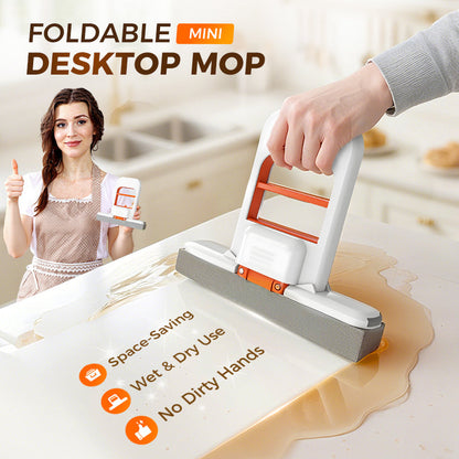 🧹LAST DAY SALE  £6.9!!⚡50K+ SOLD💕Mini Portable Self-Squeezing Mop✨Hands-Free Compact Cleaning Mop