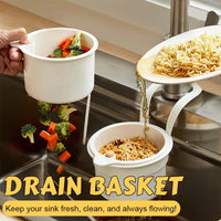 🎉Buy 2 Get 1 FREE – Multifunctional Drain Basket🍳Must-Have Kitchen Helper!