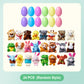 🔥 12 Pieces For Just ￡13.99 ! ! ! 🥚Pre-filled Easter Eggs with Stuffed Animal Toys – Soft Plush Inside, Colorful & Perfect for Egg Hunts 🐣