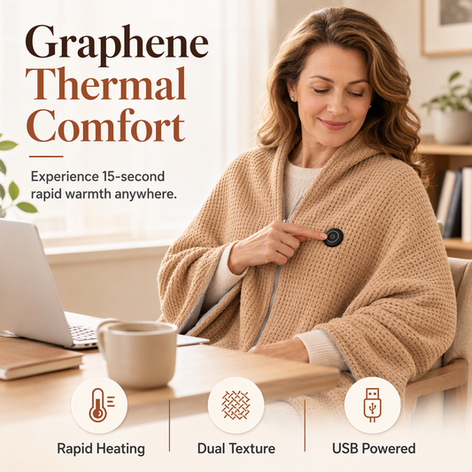 ❄️ 55% OFF! 🔥 Careluxpro Heated Blanket Shawl – Portable warmth all winter ✨