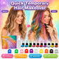 🎉🔥Last Day 52% OFF - 🌈12-Color Temporary Hair Chalk Applicator Set🎁-Ready for Christmas!🎅
