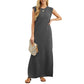 Women Loose Split Wrinkle-Free Long Dress