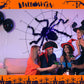 🎃LIMITED-TIME 56% OFF! ⏰Halloween Black Spider Decoration with Light🕷️