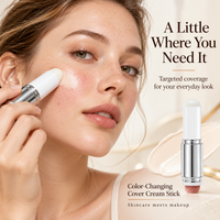 🥳2026 HOT SALE🥳💞50K+ SOLD! 💄✨ LAST DAY BUY 1 GET 1 FREE! Color-Changing Foundation Stick – white-to-skin-true in 5 seconds, collagen hydration & natural flawless finish! 🎁💪