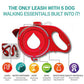 Multifunctional Dog Walking Leash with Water Bottle