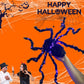 🎃LIMITED-TIME 56% OFF! ⏰Halloween Black Spider Decoration with Light🕷️