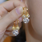 🥳2026 HOT SALE🥳💞50K+ SOLD!💥50% OFF! 🔥Vintage Gold-Plated Hoop Earrings with Purple Crystal Sphere