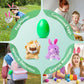 🔥 12 Pieces For Just ￡13.99 ! ! ! 🥚Pre-filled Easter Eggs with Stuffed Animal Toys – Soft Plush Inside, Colorful & Perfect for Egg Hunts 🐣