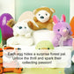 🔥 12 Pieces For Just ￡13.99 ! ! ! 🥚Pre-filled Easter Eggs with Stuffed Animal Toys – Soft Plush Inside, Colorful & Perfect for Egg Hunts 🐣