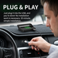 🚗 Enjoy 60% off now 🛒! Head-up display (HUD) in-car GPS digital speedometer — featuring traffic light countdown and red-light camera alerts, a universal driving safety warning device
