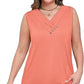 🏆Last Day Special Price ￡11.99!!💐2026 Women’s Button Down V Neck Loose Fit Tank Top