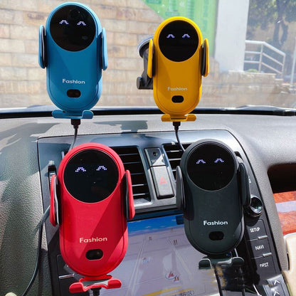 Smart car wireless charger phone holder