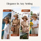 👒New arrival 40% OFF!🏖️Elegant Woven Straw Sun Hat with Bow