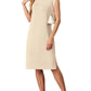 🔥Summer Sale 50% OFF💥Women Round Neck Loose Split Wrinkle-Free Midi Dress with Pockets
