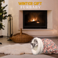 📢📢53%  OFF !! ⏰Plush Cave-Style Semi-Enclosed Cat Sleeping Bag Pet Bed | Soft Plush Lining, Washable and Easy to Care🧺