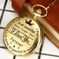 🎉Hot Sale🎉- To My Son Quartz Pocket Chain Watch
