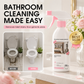 🥳 2026 – Now on sale 🥳💞 Over 50,000 sold! 🛁🧹 56% off! Bathroom cleaning spray – removes limescale, soap scum and water marks without scrubbing. Suitable for glass, tiles and taps – leaves a fresh botanical scent. ✨💪