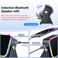 💎 50% OFF 5-IN-1 WIRELESS SPEAKER STAND! 💎 Induction Audio, Phone Holder & Ambient Light