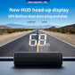 🚗 Enjoy 60% off now 🛒! Head-up display (HUD) in-car GPS digital speedometer — featuring traffic light countdown and red-light camera alerts, a universal driving safety warning device