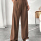 🏆2026 New Style 50% OFF💝Women's High Waisted Straight Leg Work Trousers with Side Pockets -✨Smart & Casual Look for Office and Beyond