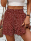 📢📢40% OFF !! ⏰ Solid Color Stretch Waist Layered Short Skirt