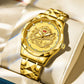 Golden Dragon Quartz Men's Watch
