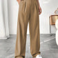 🏆2026 New Style 50% OFF💝Women's High Waisted Straight Leg Work Trousers with Side Pockets -✨Smart & Casual Look for Office and Beyond