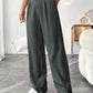 🏆2026 New Style 50% OFF💝Women's High Waisted Straight Leg Work Trousers with Side Pockets -✨Smart & Casual Look for Office and Beyond