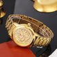 Golden Dragon Quartz Men's Watch