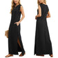 Women Loose Split Wrinkle-Free Long Dress