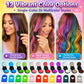 🎉🔥Last Day 52% OFF - 🌈12-Color Temporary Hair Chalk Applicator Set🎁-Ready for Christmas!🎅