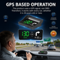 🚗 Enjoy 60% off now 🛒! Head-up display (HUD) in-car GPS digital speedometer — featuring traffic light countdown and red-light camera alerts, a universal driving safety warning device