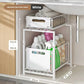 📢🔥57% OFF! 📦2-Tier Pull-Out Shelf – Double Storage & Easy Reach, Make Your Cupboards Tidy & Accessible 🔄💪