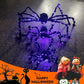 🎃LIMITED-TIME 56% OFF! ⏰Halloween Black Spider Decoration with Light🕷️