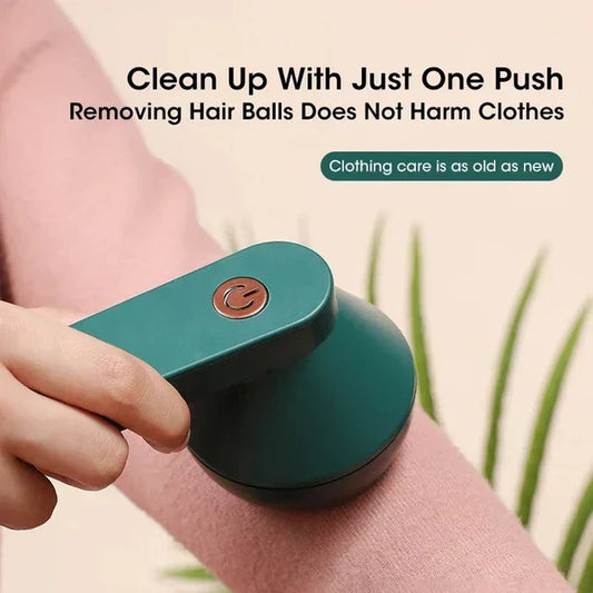 Rechargeable Fabric Shaver with 2 Replaceable Stainless Steel 6-Leaf Blades(1 Free Extra Included) | Lint Remover with 3-Speed Settings  - Efficient Sweater and Lint Shaver for Clothes, Removing Fuzz, Lint Balls, Pills, and Hairballs.Christmas Gift.