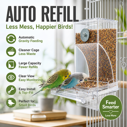 🎉Limited‑Time 60% OFF 🐦No Mess Automatic Bird Feeder