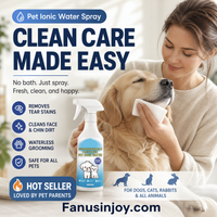 🐾53% OFF NOW ! 🐶Pet Ionic Water Cleaning Spray – tear stain removal, waterless grooming, mild safe formula, multi-pet compatible. Household pet daily care essential!